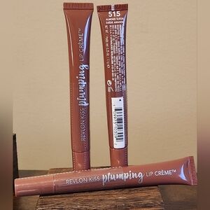 REVLON KISS PLUMPING LIP CREME- 515 ALMOND SUEDE